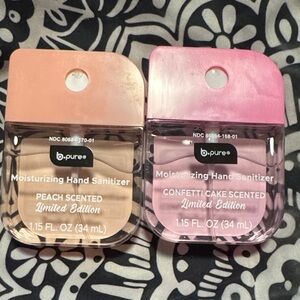 B-Pure Limited Edition Hand Sanitizers- peach and confetti cake